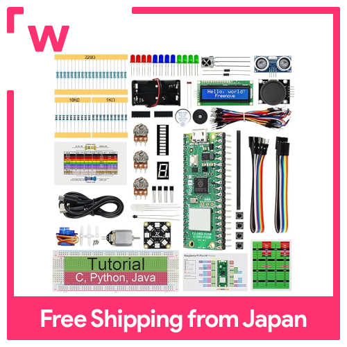 Freenove Raspberry Pi Pico 2 W Super Starter Kit (included), Arm Cortex ...