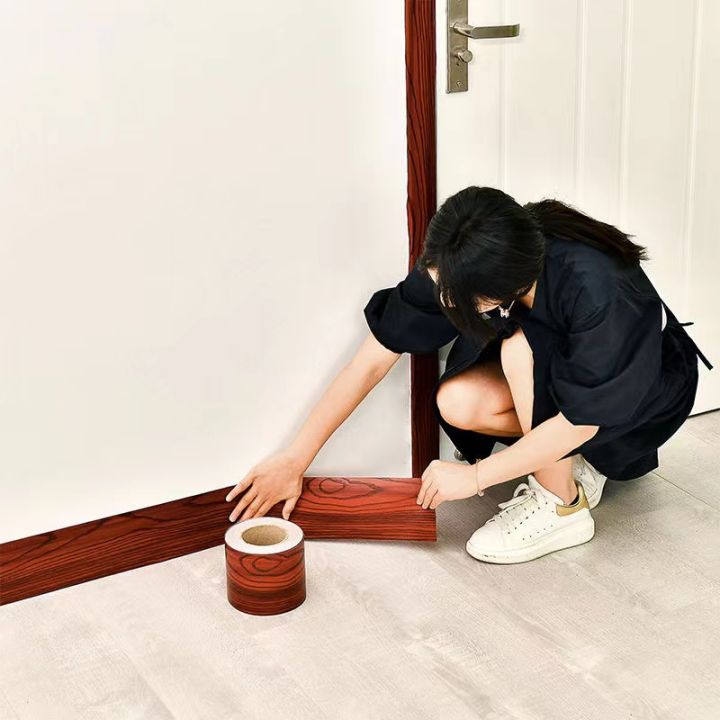 5 Meters Waterproof Baseboard Wall Skirting Sticker Waistline Border