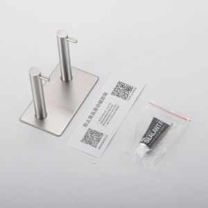 AE Suitable for hair dryer holder no-drill wall-mounted creative bathroom design 304 Stainless steel hair dryer holder