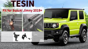 HH8 TESIN Car Tablet Mobile Phone Holder For Suzuki Jimny 2019 2020 2021 2022 2023 2024+ GPS Stand Storage Bracket 8B2Z6