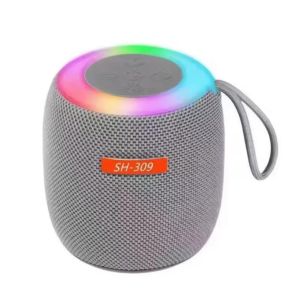 Mini Portable Bluetooth Speaker Wireless RGB Light Outdoor Car Camping Loud Bass Speaker Box SH309