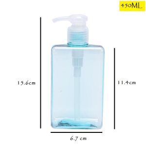 450ml PETG Liquid Soap Dispenser Shampoo Pump Bottle/Empty Container/Bathroom Shower Accessories