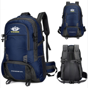 60L Premium Outdoor Hiking Backpack Waterproof Nylon Bagpack Travel Camping Bag Pack Beg Galas Belakang Large Capacity