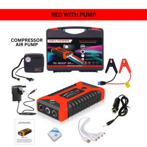 99800mAh Car Jumper PowerBank Pelbagai fungsi Pam Kereta Permulaan Bekalan Kuasa Kecemasan Tayar Kereta Jumper Kereta