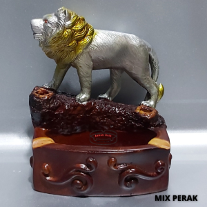Asbak Roko unik Singa si raja hutan/lion Hiasan ruangan meja tamu MIX WARNA