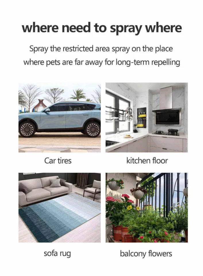 Malaysia Stock Pet Repellent Outdoor Cat Dog Training Spray Keep