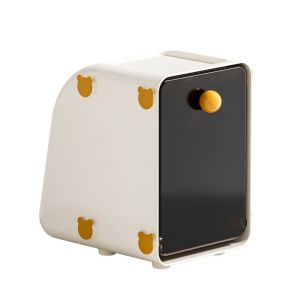 ELITEDEALSHUB ไม่ต้องประกอบ ตู้เก็บรองเท้าเด็ก วัสดุอะคริลิก ป้องกันฝุ่น ของเก็บรองเท้า ขนาดกะทัดรัด การออกแบบการซ้อน ชั้นวางรองเท้าประหยัดพื้นที่ ใช้ในบ้าน