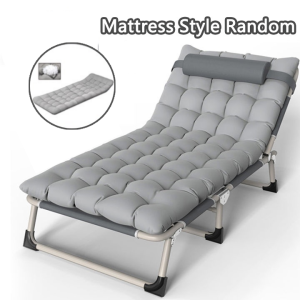 Folding Bed Adjustable Portable Bed With Foam Foldable Bed Foldable Heavy Duty Bed Outdoor Bed Bearing weight 300KG Easy Assembly Lightweight