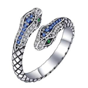 Universal Stacking Rings Vintage Snake Finger Rings Fashion Adjustable Open Rings Detachable Irregular Ring