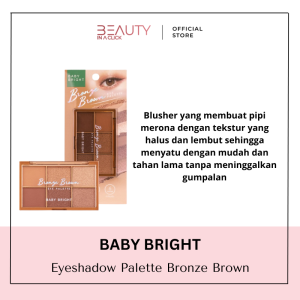 BABY BRIGHT Eyeshadow Palette Bronze Brown Eye Palette 0.7g x 6Colors - Pigmented Tahan Lama