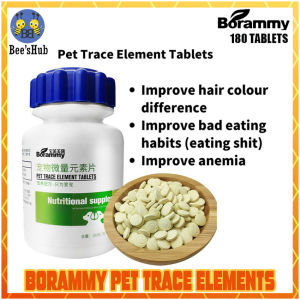Borammy PROBIOTICS Supplements 180 Tablets/Powder Borammy Pet Elements Tablets Calcium Tablets Pet Vitamins