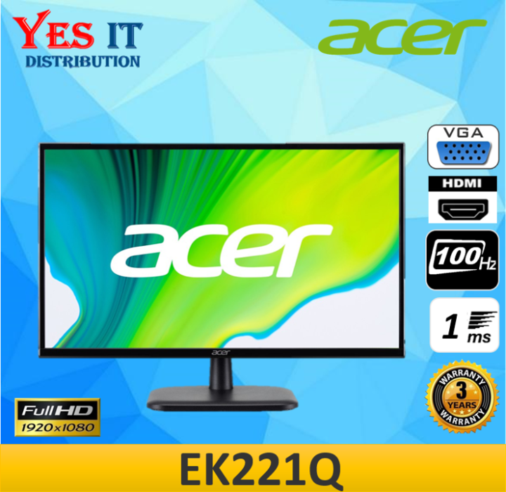 Acer Monitor EK221Q / EB321HQ / EK271 / EK241Y IPS Full HD (1920 x1080