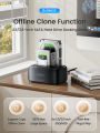 ORICO USB 3.0 to SATA Dual-Bay External Hard Drive Docking Station with Offline Clone Function for 2.5 & 3.5 Inch HDD SSD SATA (SATA I/II/III). 