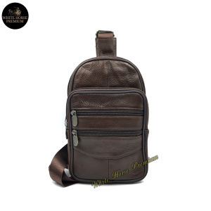 DEBE S Size Beg Dada Kulit Lelaki Genuine Leather Chest Bag Men Crossbody Bag Man Sling Bag Shoulder Bag