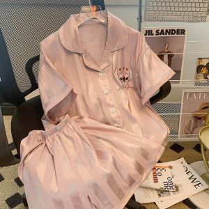 ชุดนอนแขนสั้นลายนางฟ้าน้อยน่ารักสำหรับผู้หญิง