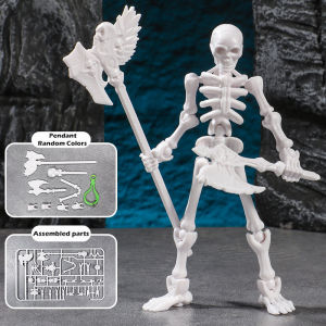 Skeleton Action Doll Toy 3D Movable Accessory Skeleton Joint Human Body Model Dummy Assembly Toy