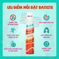 Dầu Gội Khô Batiste Dry Shampoo VOLUME Giúp Làm Phồng Tóc 200ml. 