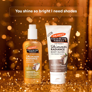 Palmers Shimmer Radiance Body Oil 150ml and Body Gloss Lotion 155ml Bundle