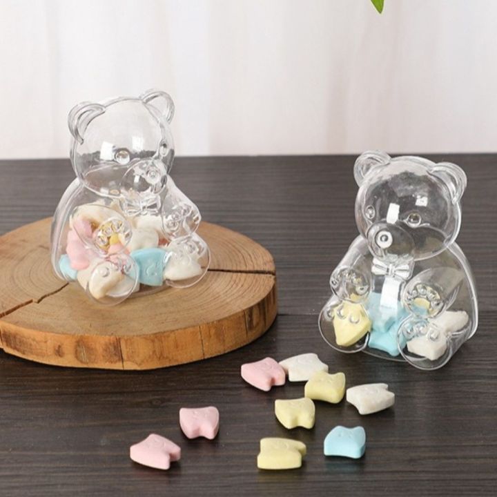 PETIHOME 12PCS Large Gummy Bear Container Clear Reusable Giant Gummy ...