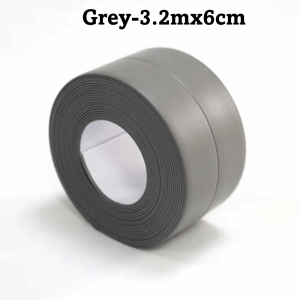 OKKFINE Seal Gap PVC Sealing Tape Self Edge Tape Caulk Strip Waterproof Tape Fashion 3.2M Length Sink Corner Tape for Kitchen Bathroom