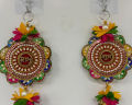 Traditional Reusable Shubh Labh Hanging for Door Entrance | Wall Decor | Diwali Decoration | Festival Decoration (Pack of 2 pcs| Size - 11 inches). 