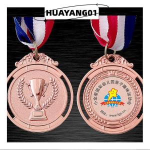 HUAYANG01 [HOT FASHION] Marathon Medal Medal Trophy Medal Winner Reward Encouragement Badge Badge Outdoor Competition Award
