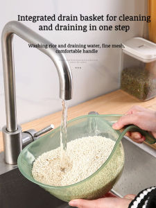 Multifunctional Rice Washing Strainer Drain Basket Kitchen Colander Fruit Vegetable Washing Tool Household Rice Washer SL