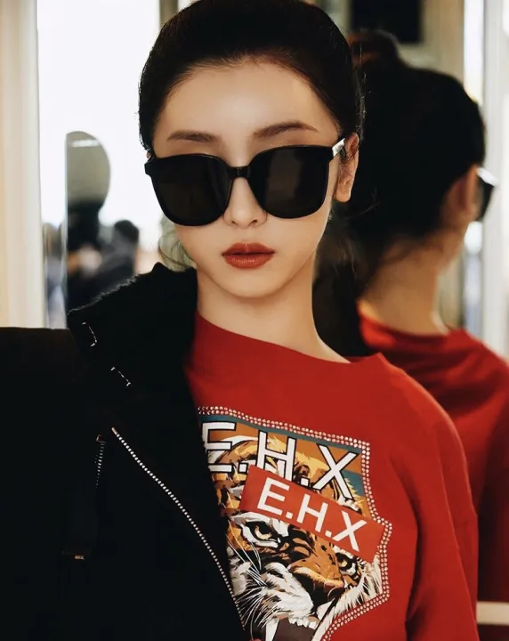Korean%20Viral%20UV400%20Sun%20Block%20Fashion%20Square%20Cat%20Eye%20Plain%20Black%20Sunglasses%20Mirror%20Dark%20Glasses%20Unisex%20-%20Image%205