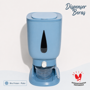 DISPENSER BERAS New Modern Food Grade Tempat Penyimpanan makanan Beras Otomatis Anti Hama Tidak Lembab 10kg 12kg