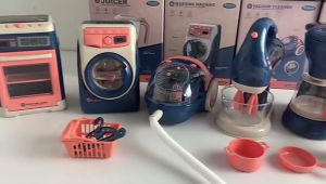 GloryStar Children Play House Simulation Small Household Appliances Toys Electric Lighting Sound Effects Oven Toy