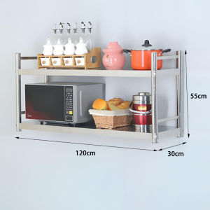 Hanging Stainless Kitchen Organizer Storage Rack Stainless Steel Kitchen Rack Microwave Oven Rack