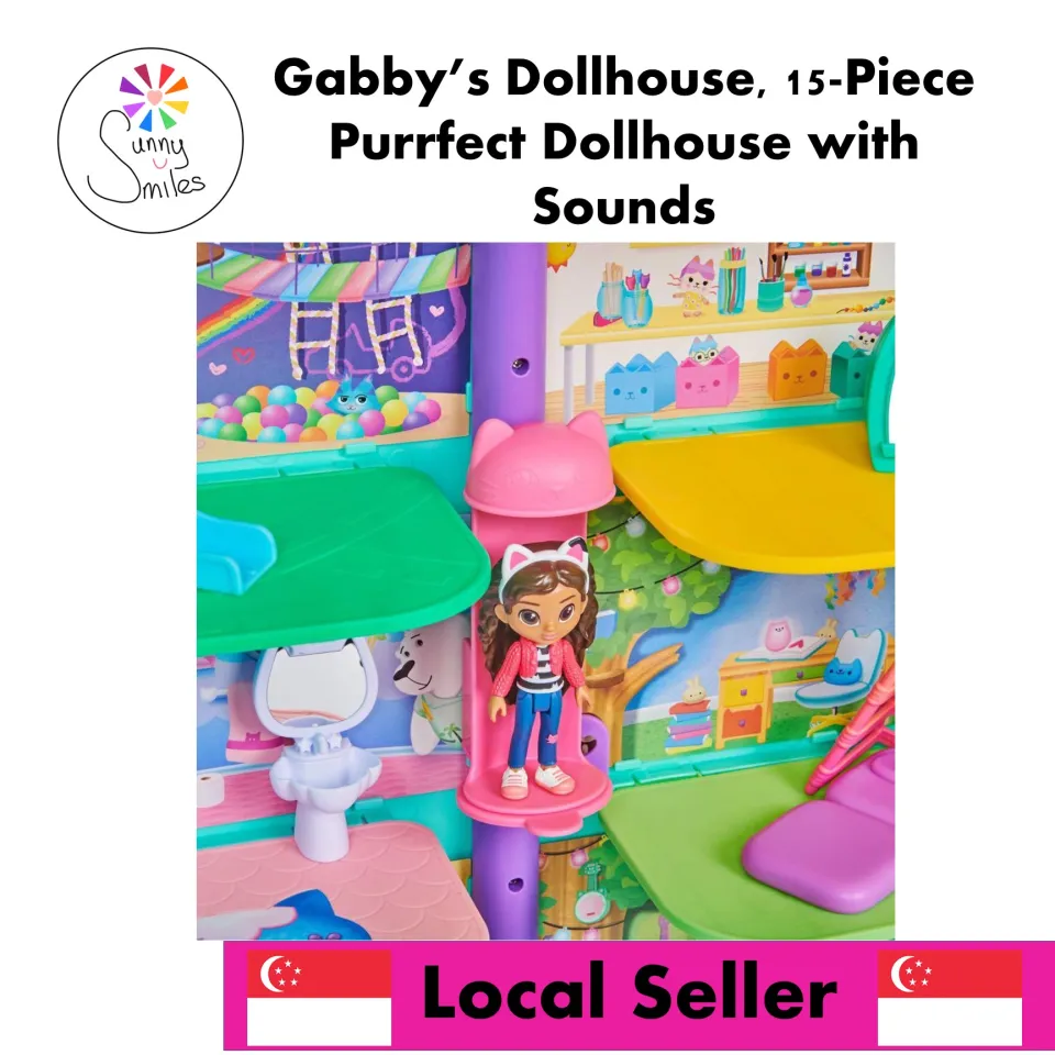 Gabby出品　まとめて15個 Gabby's Dollhouse, 15-Piece Purrfect Dollhouse with Sounds