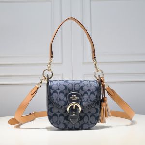 original bags for women Kleo series small saddle bag womens shoulder bag crossbody bag C8512 size: 17*15*6cm