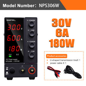 Wanptek Adjustable DC Laboratory 0~30V  0~10A Lab Power Supply Adjustable 0~60V 0~5A Precision Voltage Regulator Stabilizer Switching Power Supply