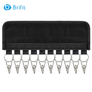 Brifit Hat Organizer Holder for Hanger & Room Closet Hat Storage Clips for Hang Baseball Hats Rack Ball Caps Winter Beanie & Accessories Fits All Hangers (1Pcs Black/Brown)