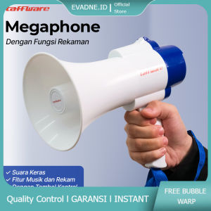 Taffware Pengeras Suara Megaphone dengan Fungsi Rekaman / Toa Pengeras Suara Portaibel Suara Lantang Jelas Super Keras / Speaker Corong