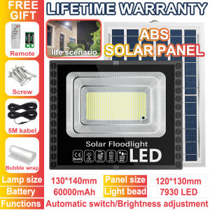 [BUY 1 TAKE 1] Solar Light outdoor waterproof 30000W Led Flood Light Street Lamp Panel Set Waterproof Garden Automatic IP67 With Remote Lifetime warranty