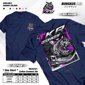 Kaos Jurusan TKR Teknik Kendaraan Ringan Otomotif Baju Seragam Sekolah Kejuruan Cotton Combed 30s Bungkusaja A3946