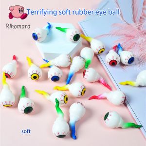 Rlhomard Exploding Eyes Bouncy Ball ของเล่นสารพันฮาโลวีน Ball ของขวัญพรหมความยืดหยุ่นที่มีสีสัน Bouncy ยางลูกกระโดดของเล่นของขวัญ jiuhaokejiy