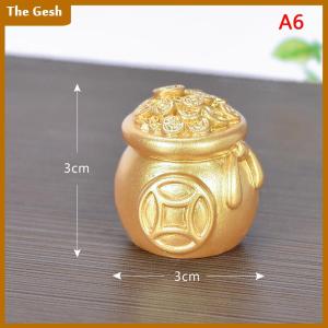 [The Gesh] Feng Shui Auspicious Fa Cai Money Tree Ingot Bag Lucky Fortune Spring Festival Mascot Desktop Ornament Car Home Decor Craft