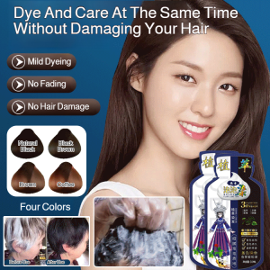 Plant-based hair dye White hair dye Bubble hair dye Hair dye in bags