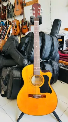 Đàn guitar acoustic DGKRO-I - DVE70 ghita giá rẻ vô đối dành cho học sinh dây sắt cần thẳng Duy Guitar Store Tặng combo giáo trình bao da capo phụ kiện