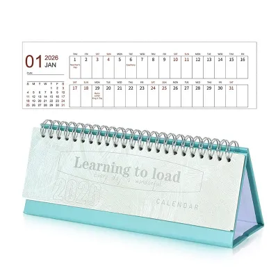 2026 Minimalist Mini English Desk Calendar Mini English Desk Calendar 2026 Creative Office Schedule Desktop Ornament