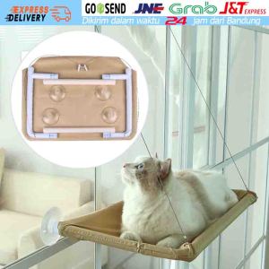 【Ready Stock】55*35cm Tempat Tidur Kucing Ayunan Cat Hammock Beds kucing Sleeping Bed Window Mounted Cat Bed