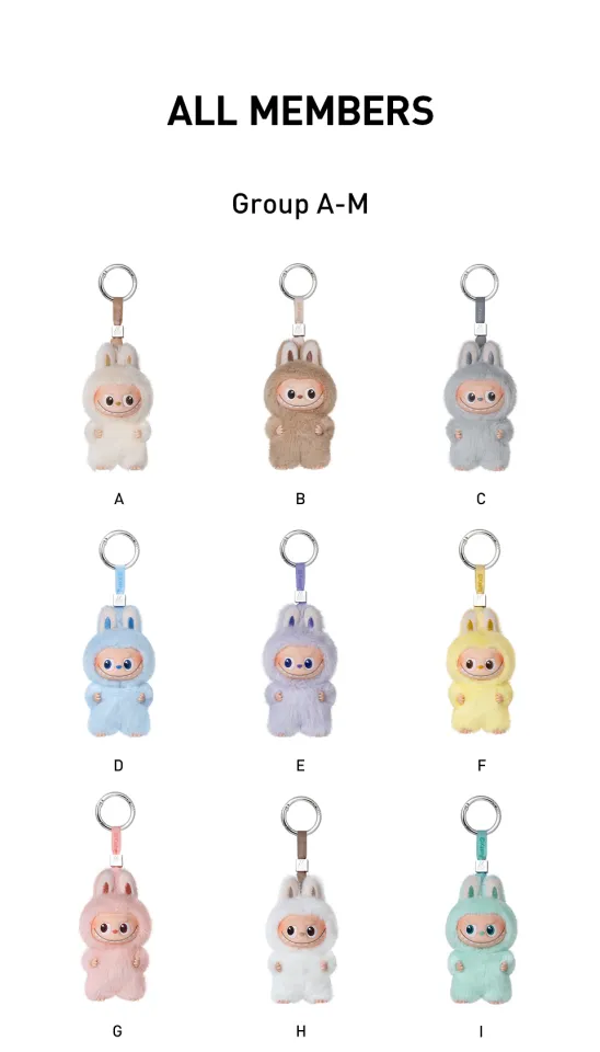 POP MART THE MONSTERS Pin for Love Series - Vinyl Plush Pendant