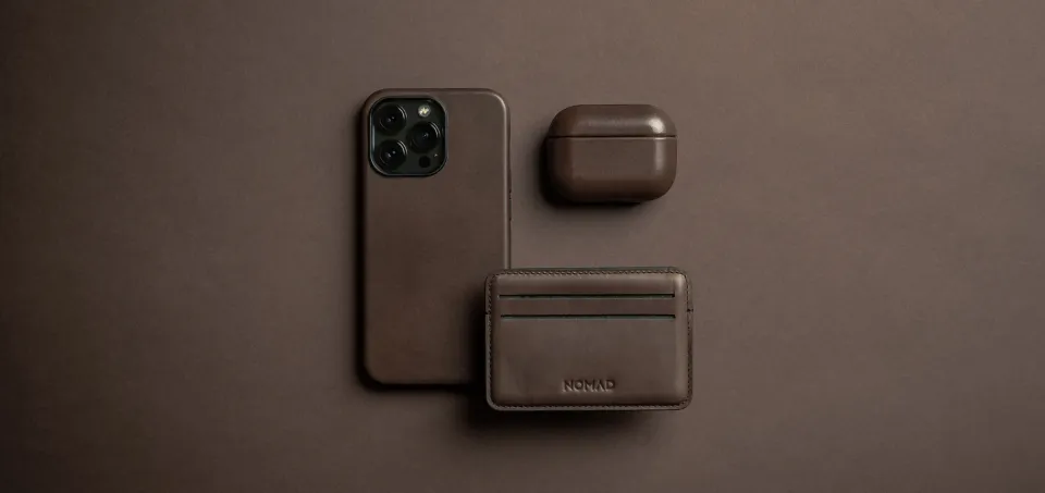 NOMAD Modern Leather Case For Airpods Pro 1st 2nd Gen By Nomad