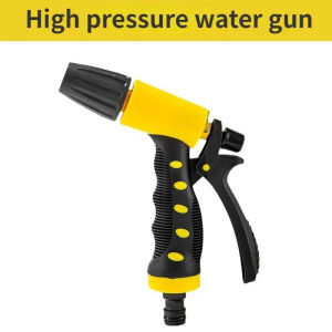 Portable Water Gun Garden Spray Gun 10M Telescopic PVC Hose High Pressure Sprayer Gun