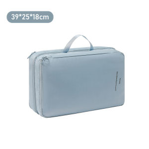 MLADEN Double Layer Travel Storage Bag Luggage Down Jacket Compression Organizer Bag Travel Business Trip Clothing Separation Storage Bag