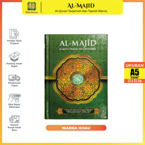 Al Quran 30 Juz dan Terjemahan Standar Depag Disertai Tajwid Warna Al Majid A5 dan A4