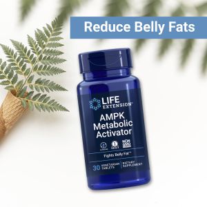 Life Extension AMPK Metabolic Activator Reduce Body Abdominal Belly Fat That Speeds Up Ageing